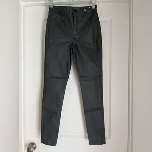 Express Coated Skinny High Rise Jeans